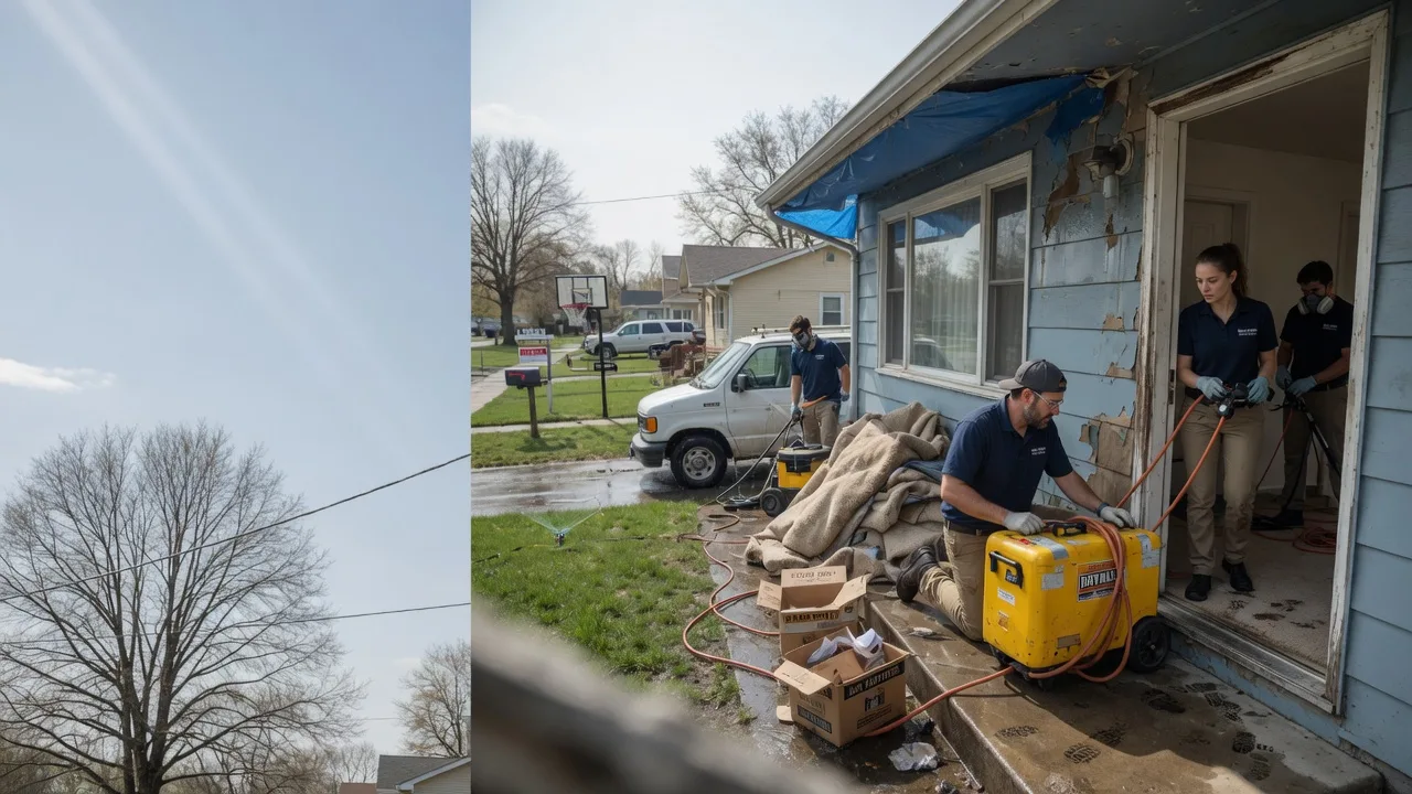 Basement Flood Cleanup in Giddings, TX near me